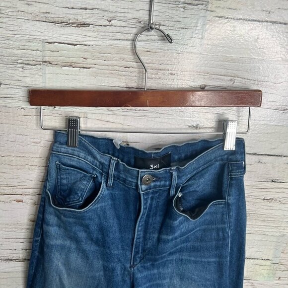 3X1 Made Here Jeans raw hem size  27 - Picture 4 of 10